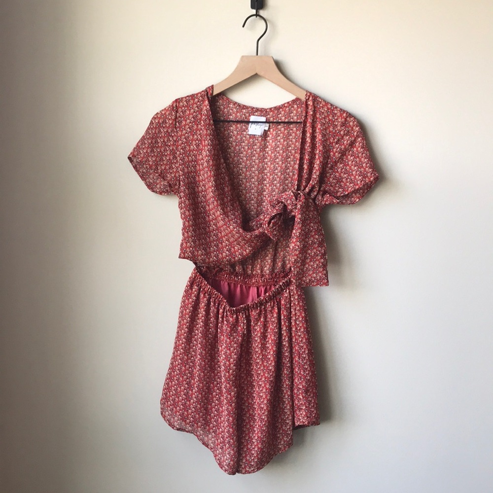 Princess Polly | Tie Front Play Suit.